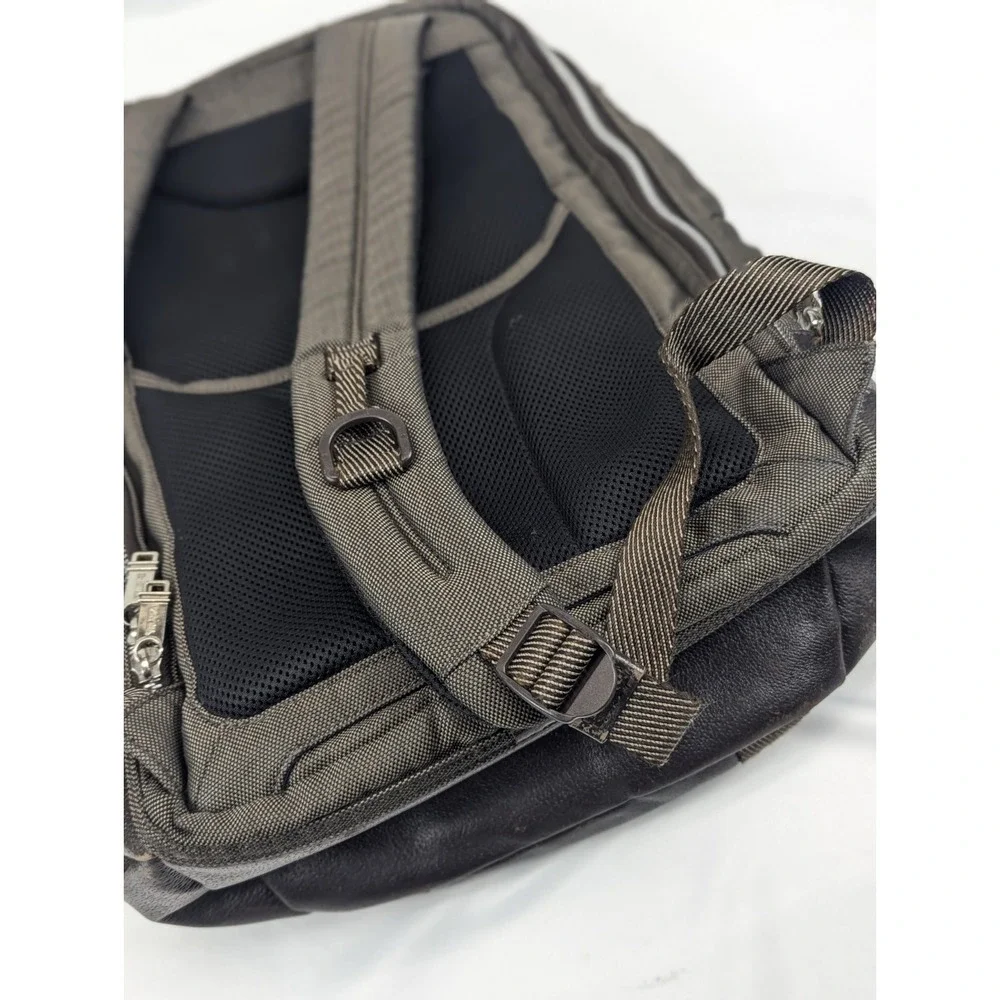 TUMI Backpack Alpha Bravo Kingsville Delux Ballistic Nylon Bag Travel Distressed